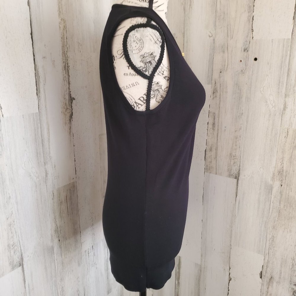 Cache Stretch Silk Toggle Shoulder Top Shirt - image 5